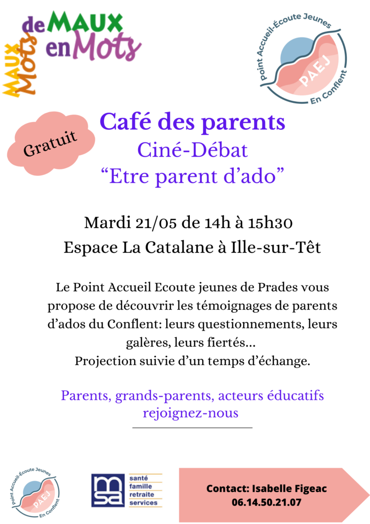 CAFE DES PARENTS CINE-DEBAT 