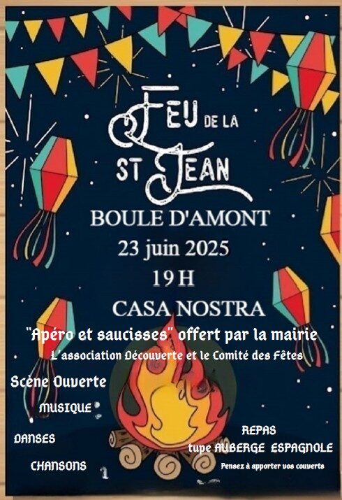 FÊTE  DE LA SAINT JEAN BOULE D'AMONT