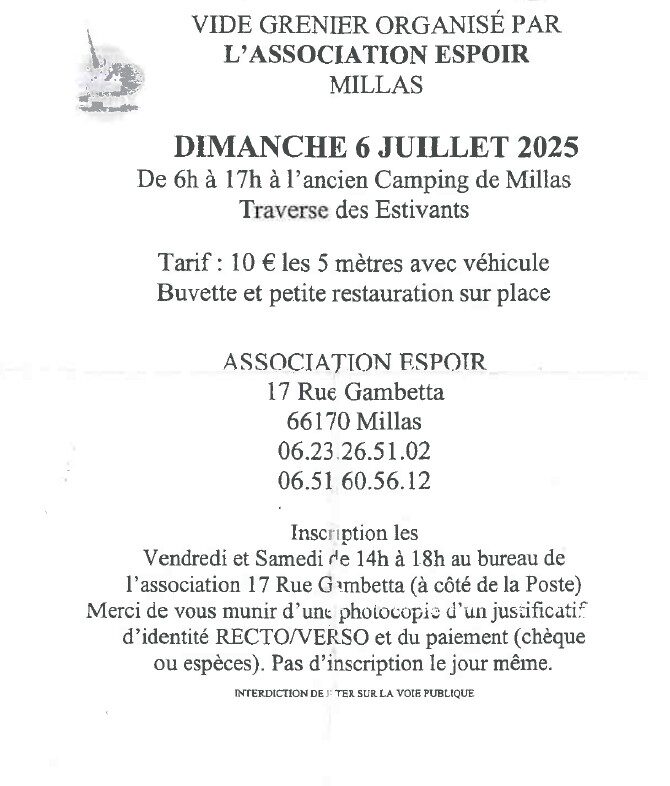 VIDE GRENIER