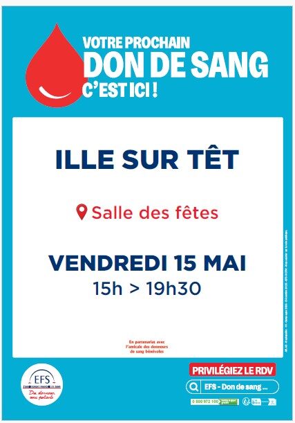 DON DU SANG ILLE SUR TÊT