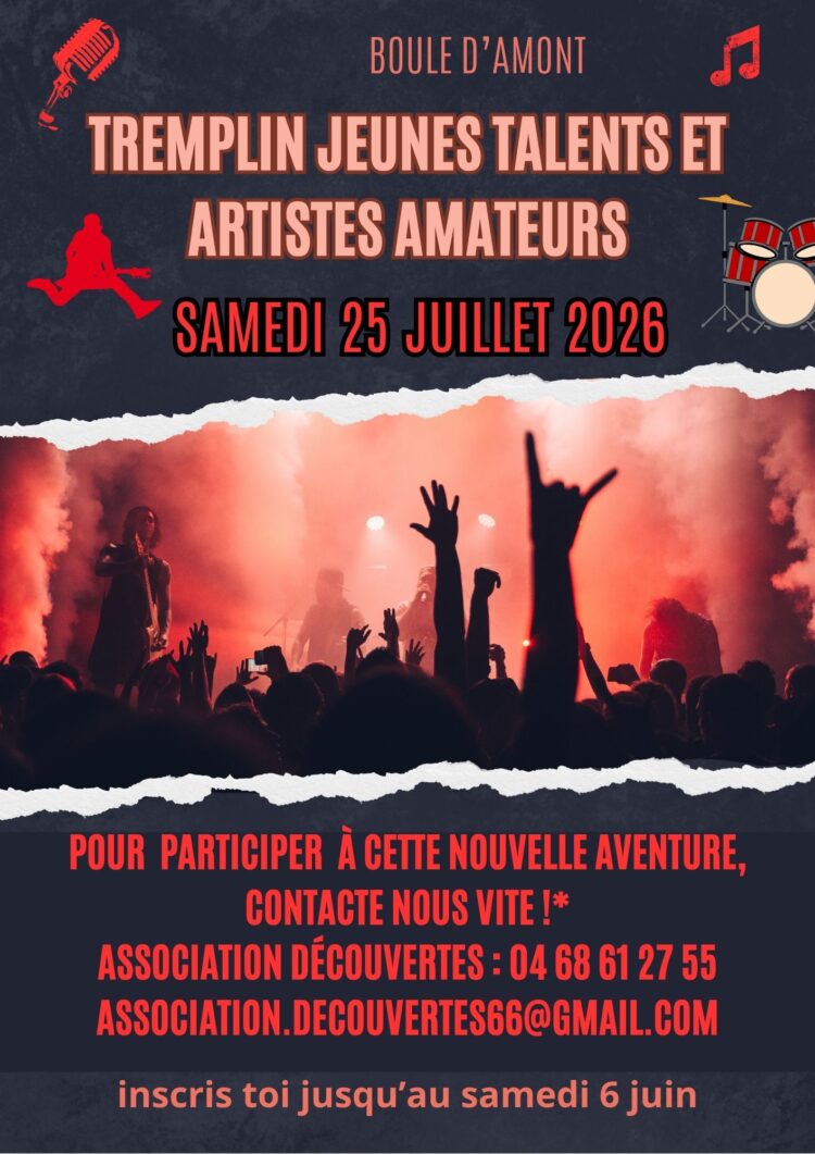 TREMPLIN JEUNES TALENTS ET ARTISTES AMATEURS