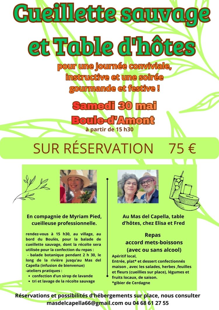 BALADE BOTANIQUE ET SOIREE GOURMANDE