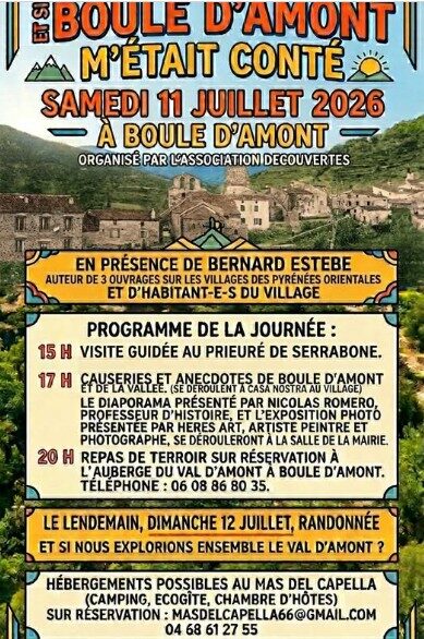 ET SI BOULE D'AMONT M'ÉTAIT CONTÉ - REPORTÉ -
