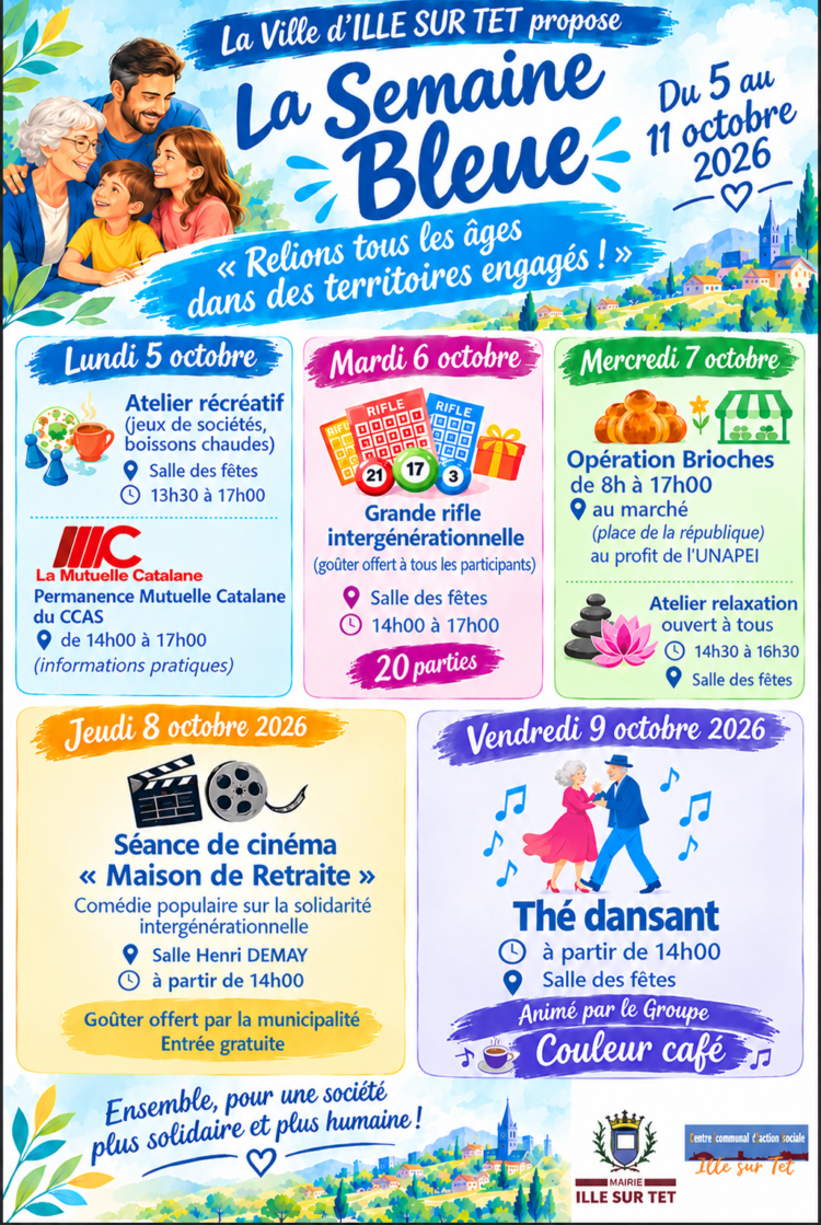 LA SEMAINE BLEUE