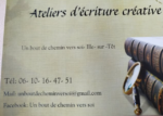 ATELIER D&rsquo;ÉCRITURE