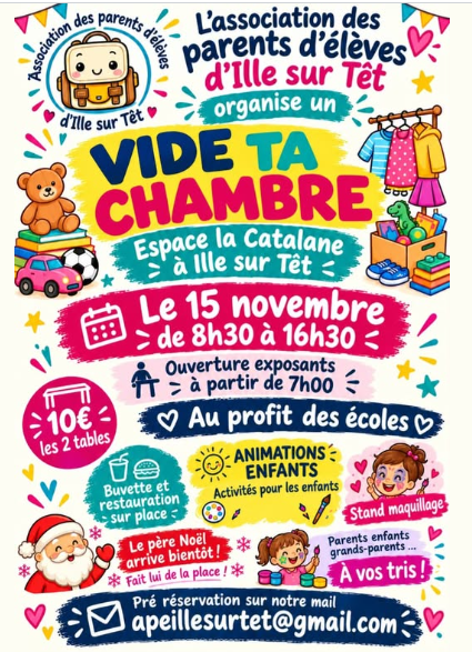 VIDE TA CHAMBRE !